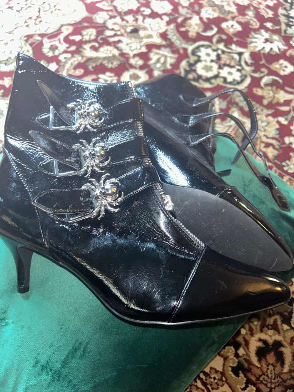 Killstar Mania Boots US 9 Skull Spider Buckle